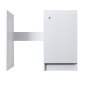 Meuble cuisinette 100cm niche 48/50 larg 100 1 porte Meuble cuisinette 100cm niche 48/50 larg 100 1 porte