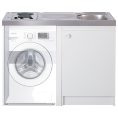Kitchenette 140cm domino électrique minuterie sans réfrigérateur