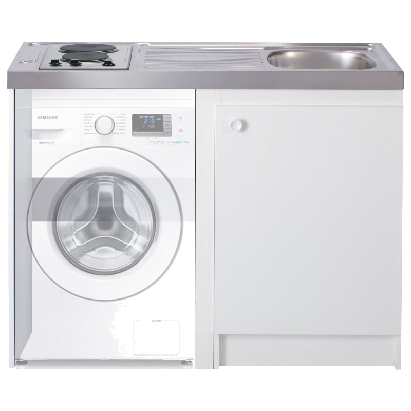 Kitchenette 140cm domino électrique minuterie sans réfrigérateur Kitchenette 140cm domino électrique minuterie sans réfrigérateur