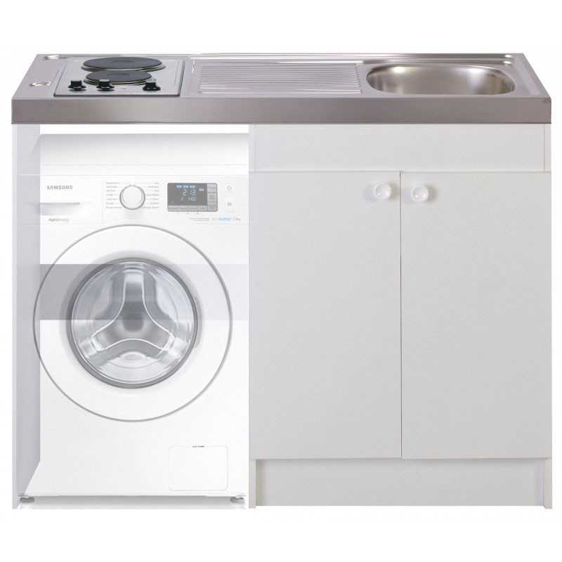 Kitchenette 120cm domino électrique minuterie sans réfrigérateur Kitchenette 120cm domino électrique minuterie sans réfrigérateur