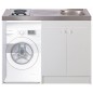 Kitchenette 120cm domino électrique minuterie sans réfrigérateur Kitchenette 120cm domino électrique minuterie sans réfrigérateur