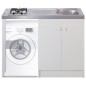 Kitchenette 120cm domino gaz sans réfrigérateur Kitchenette 120cm domino gaz sans réfrigérateur