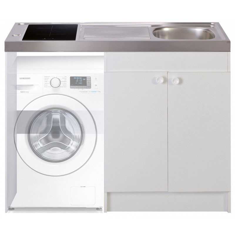 Kitchenette 120cm domino vitrocéramique sensitif sans réfrigérateur Kitchenette 120cm domino vitrocéramique sensitif sans réfrigérateur