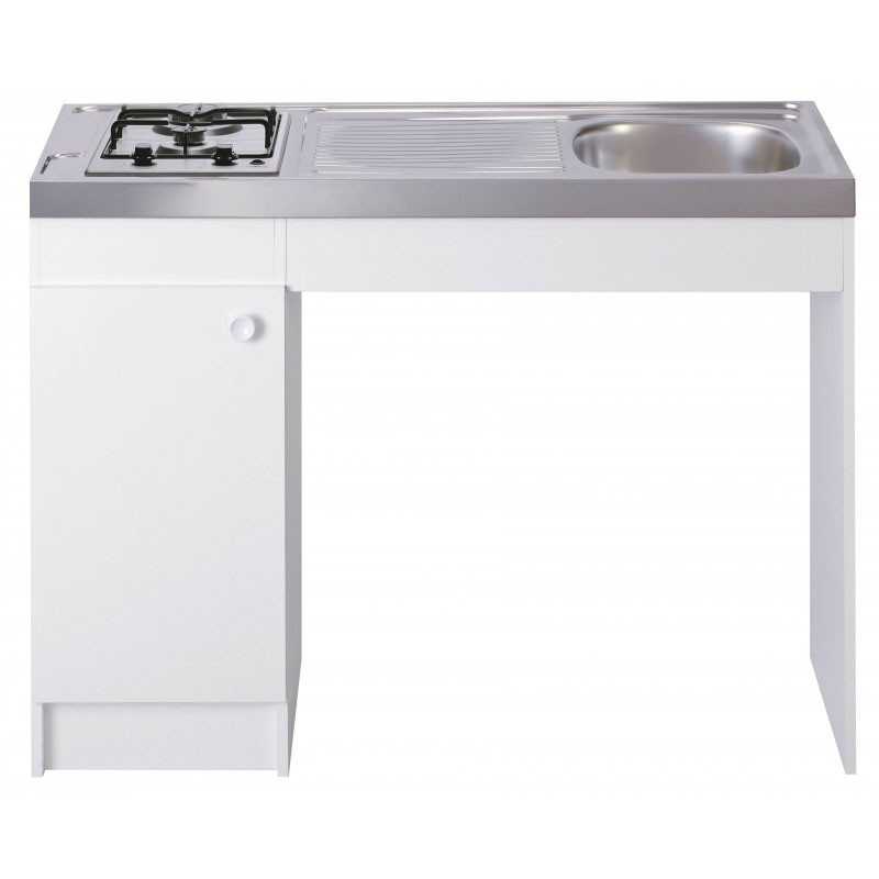 Kitchenette PMR 120cmdomino gaz sans réfrigérateur Kitchenette PMR 120cmdomino gaz sans réfrigérateur