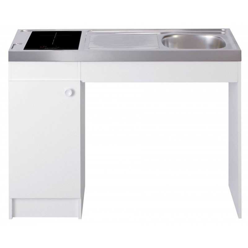 Kitchenette domino vitrocéramique largeur 120 cm sans réfrigérateur Kitchenette domino vitrocéramique largeur 120 cm sans réfrigérateur