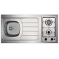 Kitchenette PMR 120cmdomino gaz sans réfrigérateur Kitchenette PMR 120cmdomino gaz sans réfrigérateur