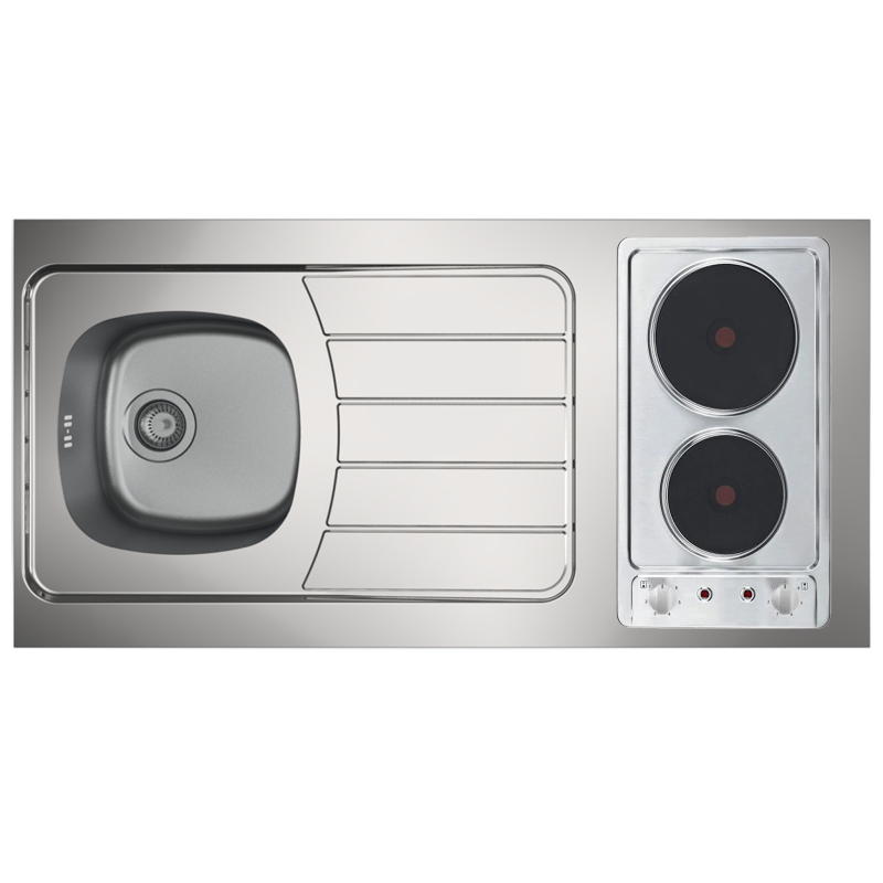 Kitchenette 120cm domino électrique sans réfrigérateur Kitchenette 120cm domino électrique sans réfrigérateur