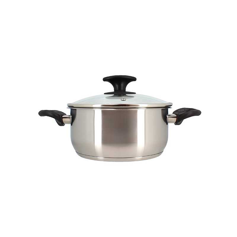 Faitout inox 20 cm avec couvercle