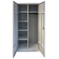 Armoire monobloc 2 portes 1/2 lingere L80xp50xh180cm Armoire monobloc 2 portes 1/2 lingere L80xp50xh180cm