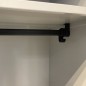 Armoire monobloc 2 portes 1/2 lingere L80xp50xh180cm Armoire monobloc 2 portes 1/2 lingere L80xp50xh180cm