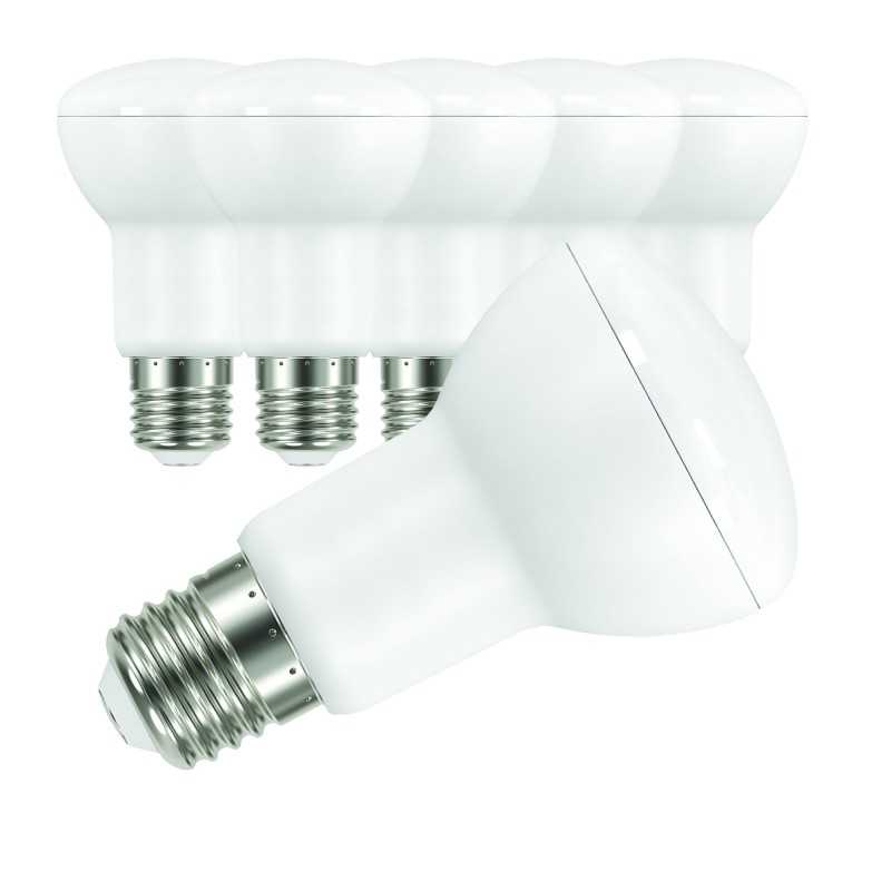 Lot 6 ampoules led e27 4k cone 8 Watts