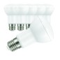 Lot 6 ampoules led e27 4k cone 8 Watts